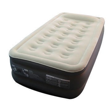 China Double Height Air Beds Twin Size Flocked China Double Height Air Beds Twin Size Flocked Mattress