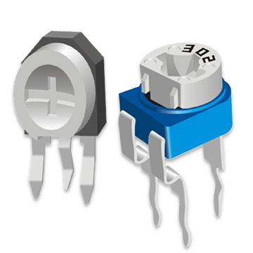 China 6mm Trimmer Potentiometers With Maximum Operating Voltage Of 50 V