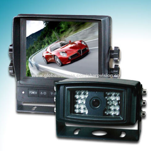 Car Backup Camera System with 5.6-inch Car Monitor and IR Night Vision Function