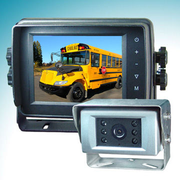 Car Rearview System with 5-inch Digital Weatherproof Car Monitor and Car Rearview Camera