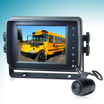 Rear Vision System with 5-inch TFT LCD Color Digital Weatherproof Monitor and Rear Vision Camera