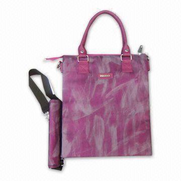 Fabric Handbags with One Compartment, Organizer Inside and Two Side ...