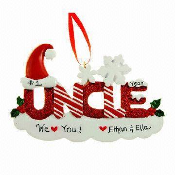 resin ornaments uncle ornament personalized christmas resin ornaments uncle ornament personalized christmas