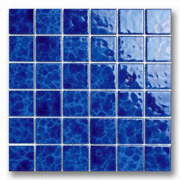 tile mosaic porcelain pool tiles swimming ceramic 48mm globalsources glass use pools floor designs ceramics sources global foshan kitchen