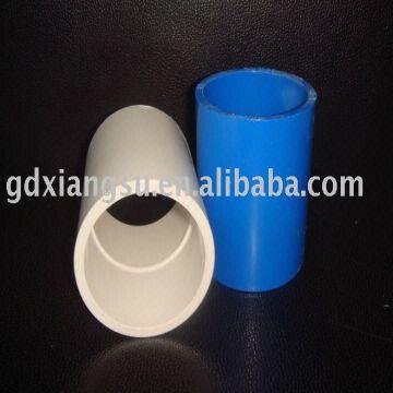 Pvc Pvc U Pipe Fitting Equal Coupling For Water Supply White Blue