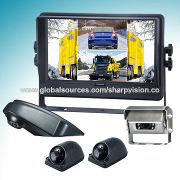 Car Rearview System with 9-inch Touch Monitor,Truck Camera, Mini Auto Shutter Camera, Mobile Camera