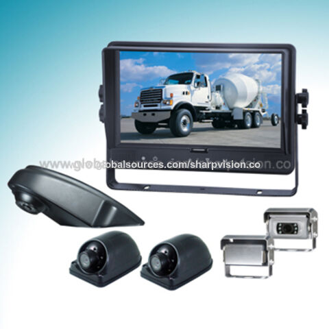 Rearview System with 9-inch LCD Digital Monitor and Extra Smaller Auto Shutter Camera