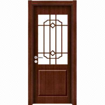 TS-602 Environment-friendly Interior Flush/Wooden Door, with Soundproof, Damp-proof, Heat-protection