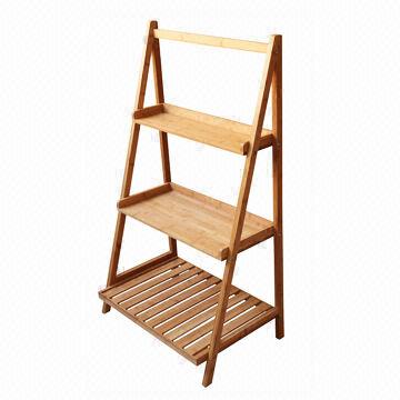 3-tier storage shelf, made of bamboo | Global Sources