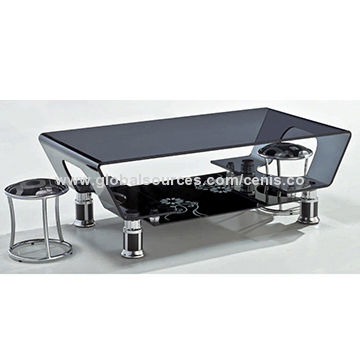 New Paint tempered glass coffee table match\/e