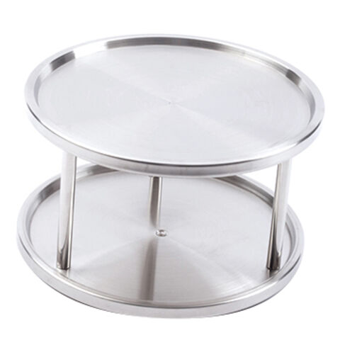 Stainless Steel Double Layered Lazy Susan Buy China Wholesale