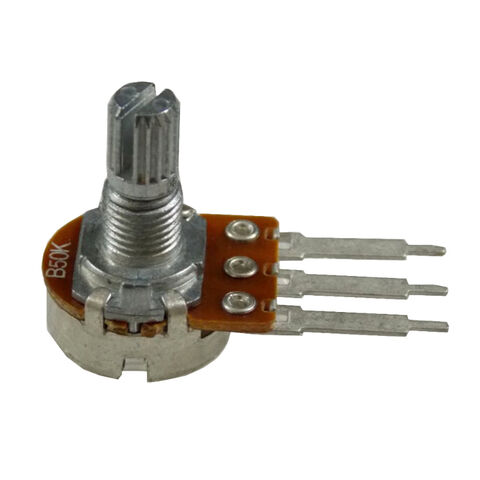 Rotary Potentiometers Series Mm Metal Shaft Rotary Potentiometer