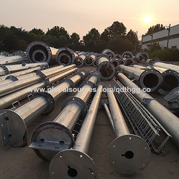 Buy Wholesale China Galvanized Steel Pole Suppliers Steel Mast Steel