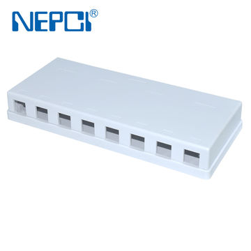 China NEPCI Network RJ45 Keystone Jack Surface Box XJY NE 140 8 Ports