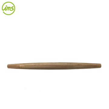 Taiwan Long Tapered Solid Acacia Wood French Rolling Pin On Global