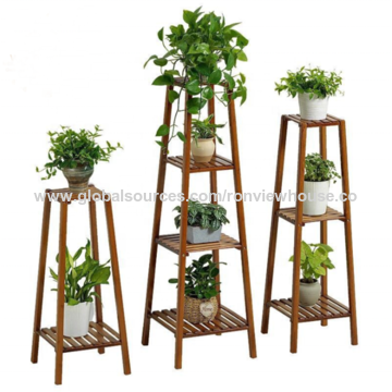 Buy Wholesale China Bamboo Plant Racks Plant Stands Plant Stand Shelf