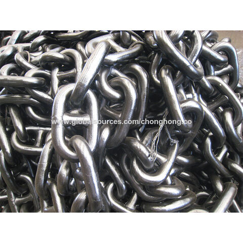 China Marine Welded Chain Ship Anchor Link Chain U U U Stud Link