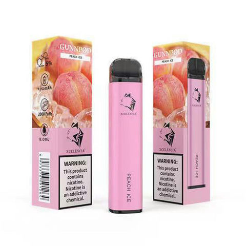 China Gunnpod New Design E Cigarette 5 Nic Wholesale 2000 Puffs