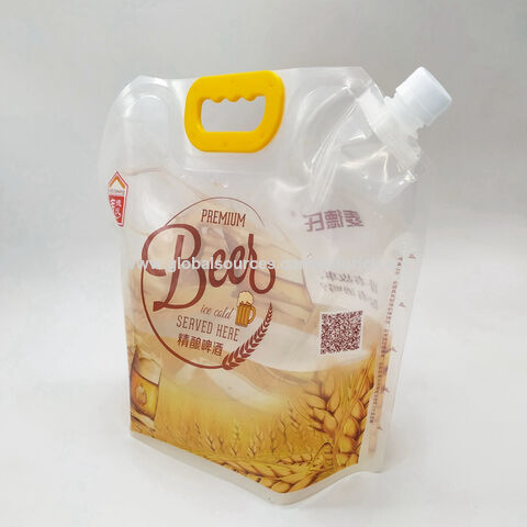 Buy Wholesale China Customized 1l 2l 3l 5l 10l Beer Spout Bag Doypack