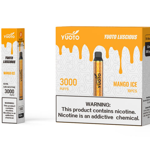 Wholesale Yuoto Luscious Puffs Disposable Vape Pen Nicotine Salt