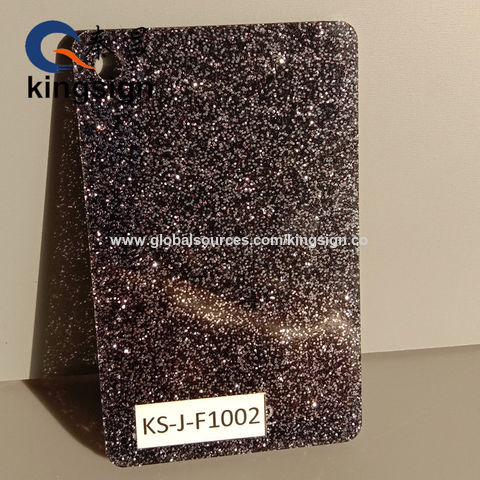 Buy Wholesale China Kingsign High Quality Colorful Glitter Acrylic