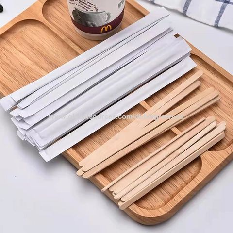 Buy Wholesale China Eco Friendly Wooden Disposable Coffee Tea Stirrer