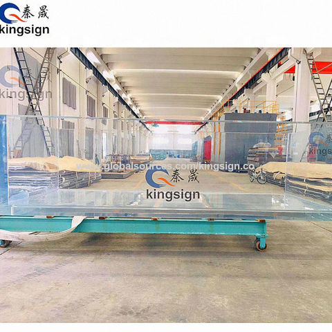 Buy Wholesale China Kingsign Dubai Exported Acrylic Square Fish Tank