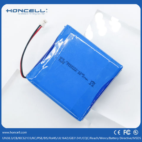 Buy Wholesale China Rechargeable Lithium Polymer Battery V Mah