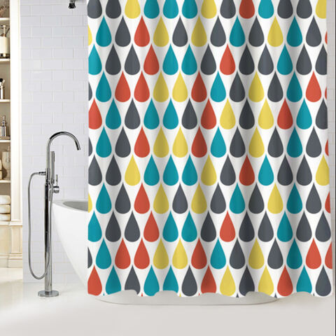 Buy Wholesale China Bohemian Striped Shower Curtain Colorful Bold