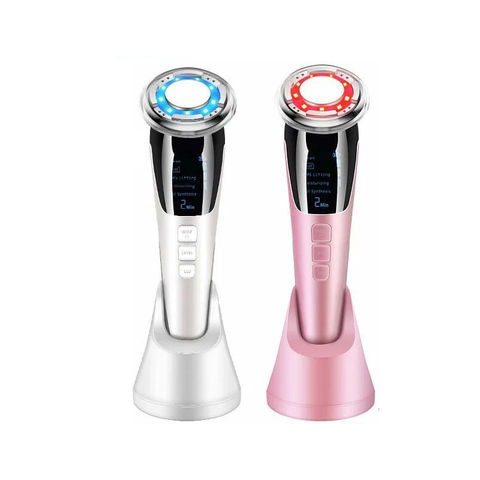 Buy Wholesale China Hot Ems Facial Massager Led Light Photon Therapy Sonic Vibration Hot Cool