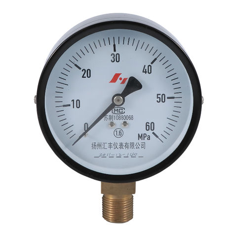 Buy Wholesale China Bourdon Tube Pressure Gauge Carbon Steel Case Mm