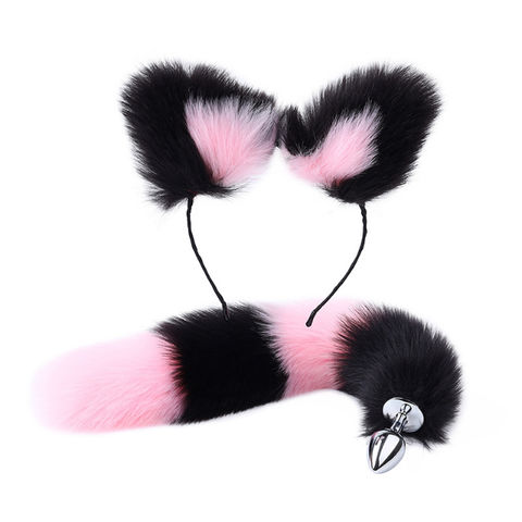 Buy Wholesale China Fox Tail Anal Plug With Hairpin Bdsm Toy Flirting