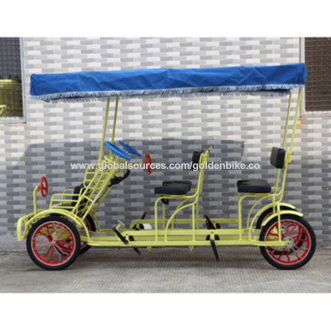 Buy Wholesale China New Design Manual Sightseeing Rickshaw Tandem Bike