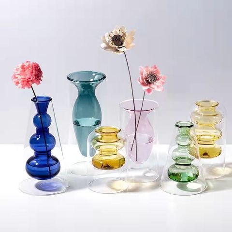 Buy Wholesale China Custom Creative Shape High Borosilicate Glass Vase