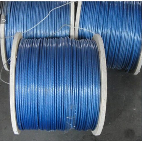 Buy Wholesale China Hot Sale Steel Rope 6x7 Fc With Pvc Coated Steel