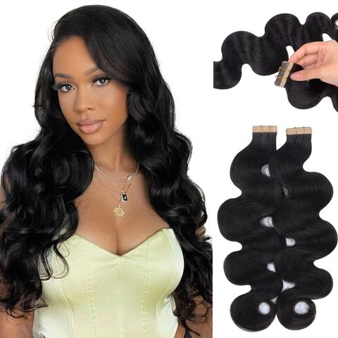 Buy Wholesale China Odm Body Wave Tape In Human Hair Extensions Natural