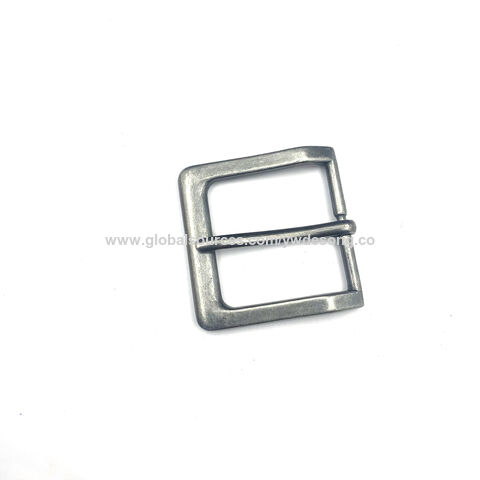 Buy Wholesale China Mm Custom Silver Plating Belt Pin Buckle Zinc