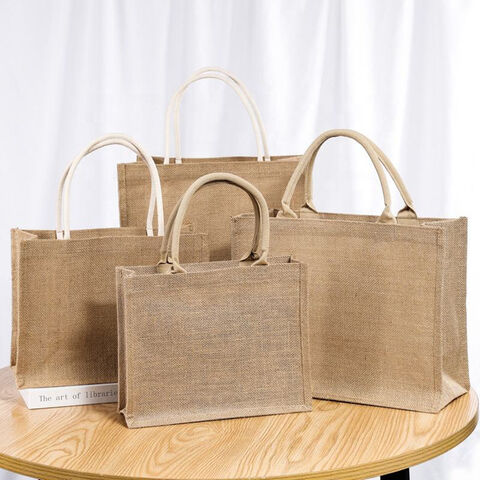 Promotion Wholesale Plain Hessian Bag Custom Printed Large Eco Friendly