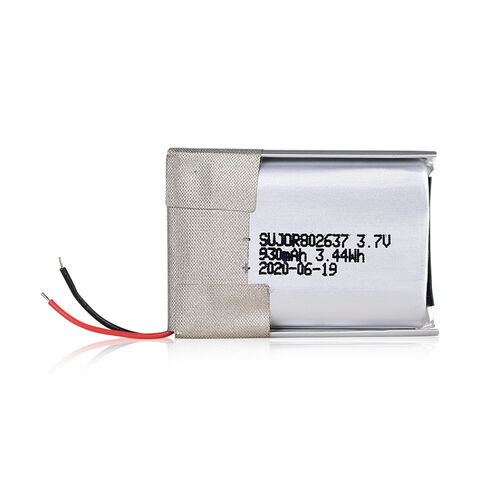 Buy Wholesale China Sujor Li Pol Battery 802637 930mah 3 7v Li Polymer