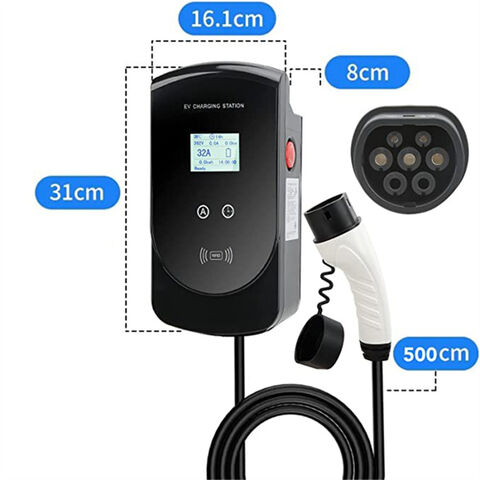 Buy Wholesale China Fisher 32a 3 Phase 22kw Wall Mounted Ev Charger Car