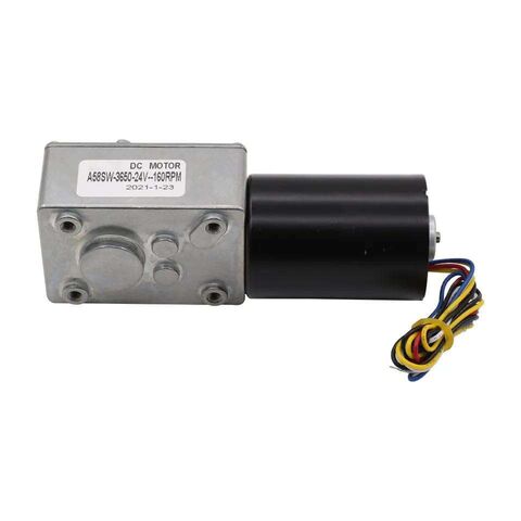 A Bldc Electric Mini Worm Gear Motor Micro Dc V With Worm