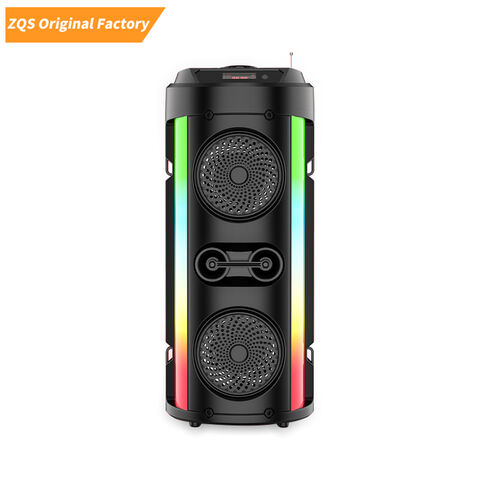 Zqs Portable Bluetooth Speaker With Light Wireless Rechargeable