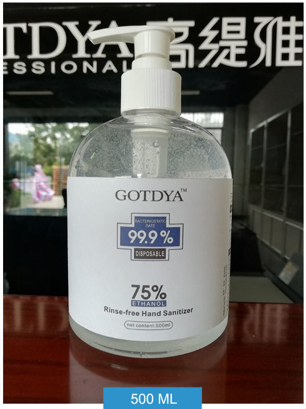 > hand sanitizer alcohol gel 75% 500ml 300ml 80ml