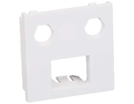 China Cable Outlet Faceplate 50x50mm ABS NEPCI XJY 8081107 Multimedia