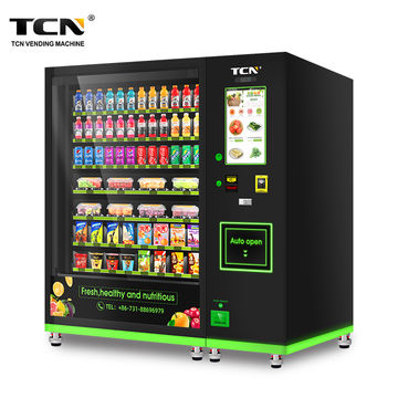 China TCN Healthy Fresh Vegetables Salad Fruit Vending Machine With