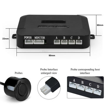 China Smart DC12V LED Display Car Ultrasonic Reverse Parking Sensor