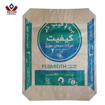 China Bopp Laminated PP Woven Cement Bag 25kg 50kg Dry Mortar Valve Bag