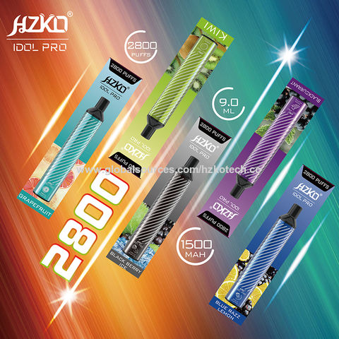 China Authentic HZKO IDOL MAX Disposable E Cigarettes Device 1500mAh