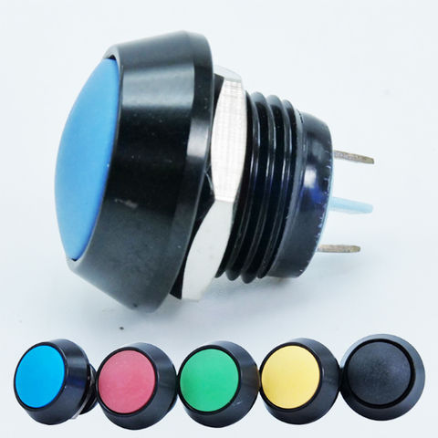 China IP67 16 19mm Waterproof Momentary Metal Pushbutton Switch With