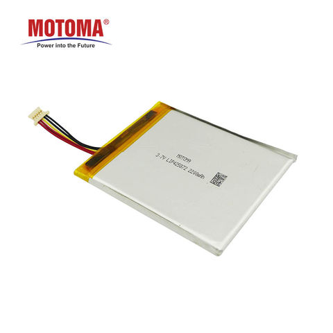 China Factory ODM 3 7V 2200mAh Rechargeable Lithium Battery 2200mAh